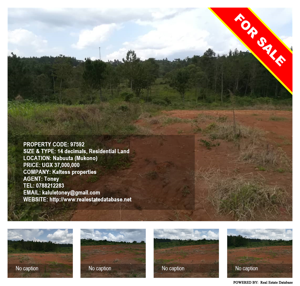 Residential Land  for sale in Nabuuta Mukono Uganda, code: 97592