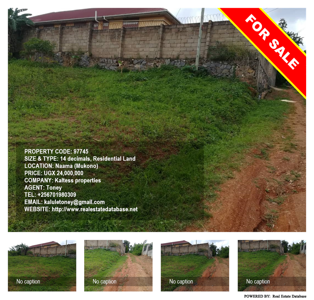 Residential Land  for sale in Naama Mukono Uganda, code: 97745