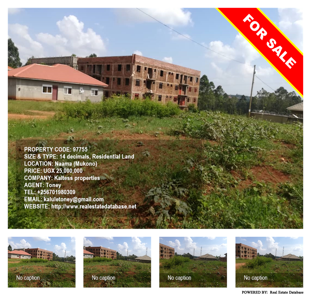 Residential Land  for sale in Naama Mukono Uganda, code: 97755