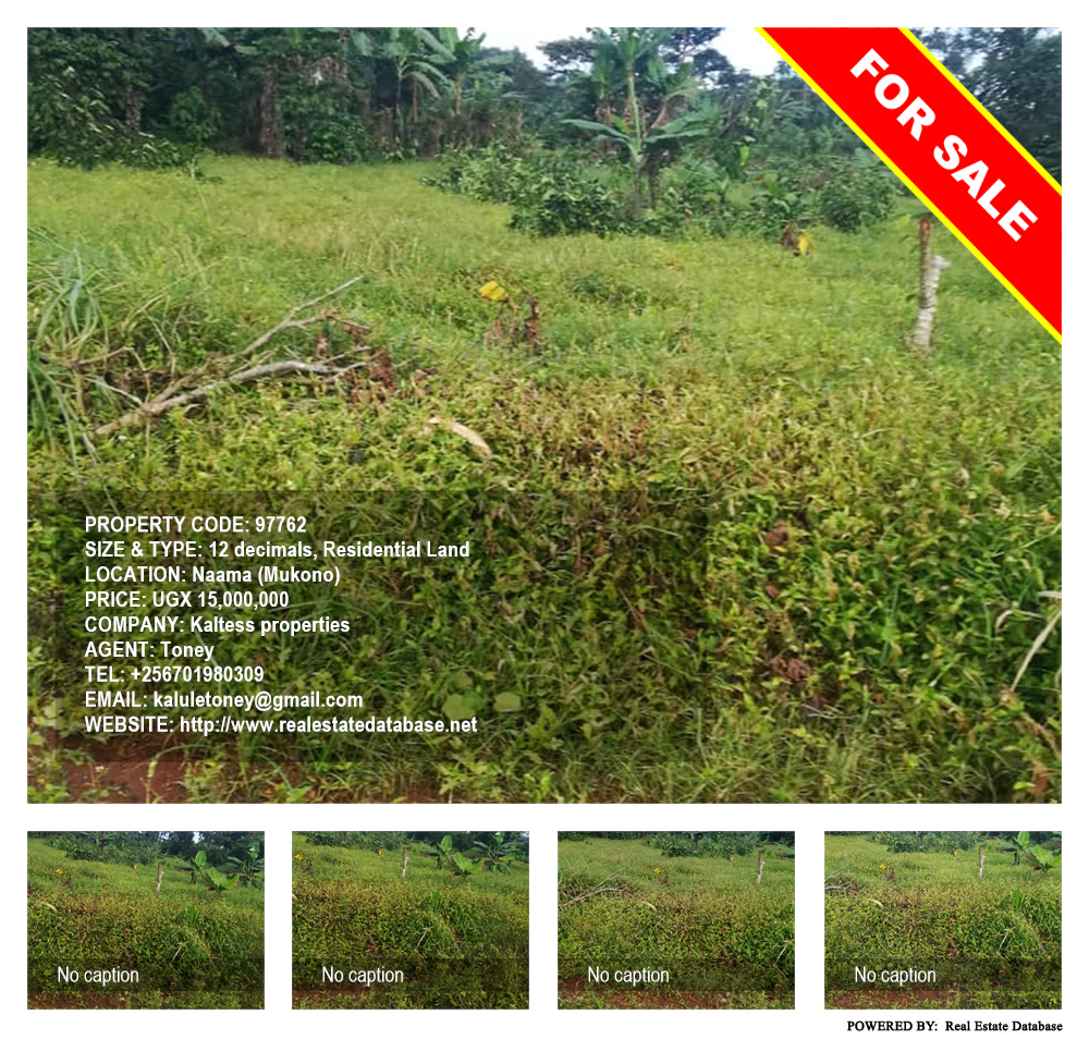 Residential Land  for sale in Naama Mukono Uganda, code: 97762