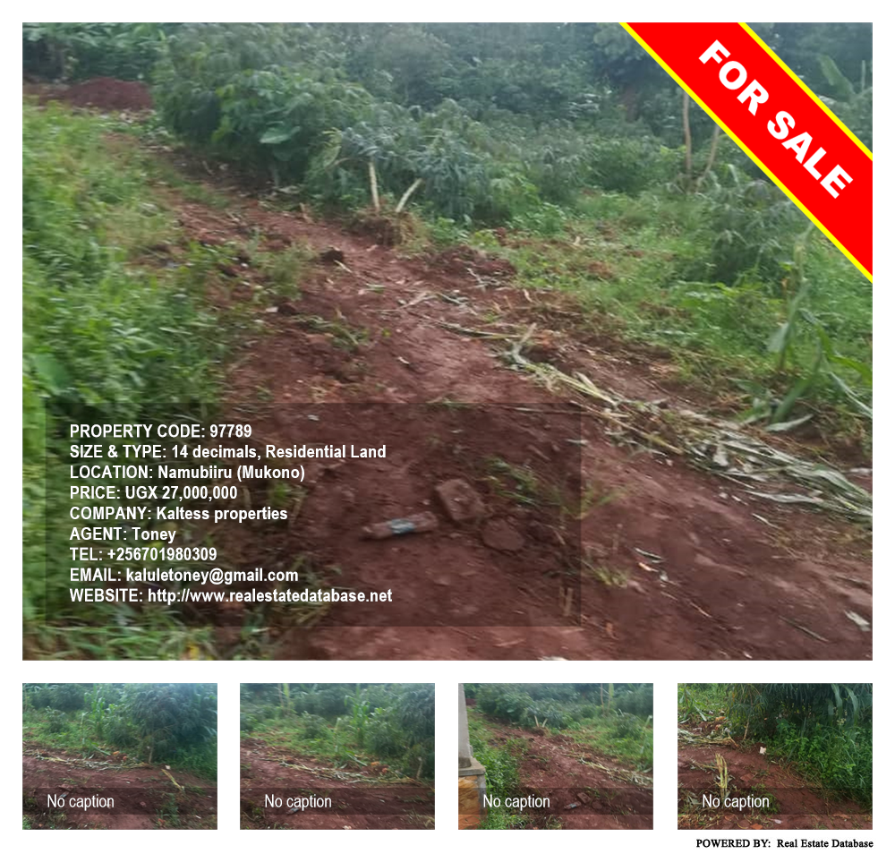 Residential Land  for sale in Namubiru Mukono Uganda, code: 97789