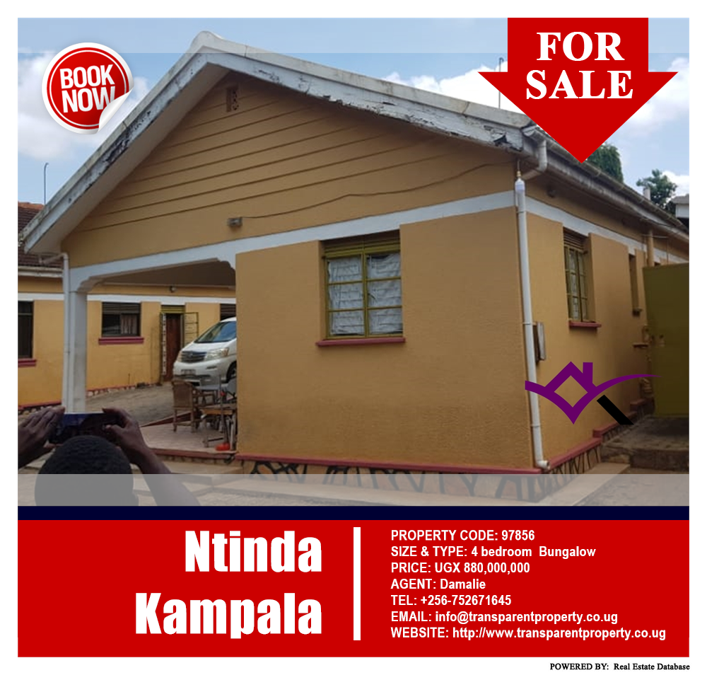 4 bedroom Bungalow  for sale in Ntinda Kampala Uganda, code: 97856