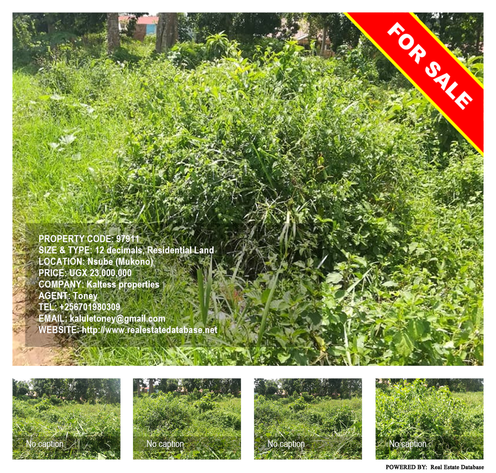 Residential Land  for sale in Nsuube Mukono Uganda, code: 97911