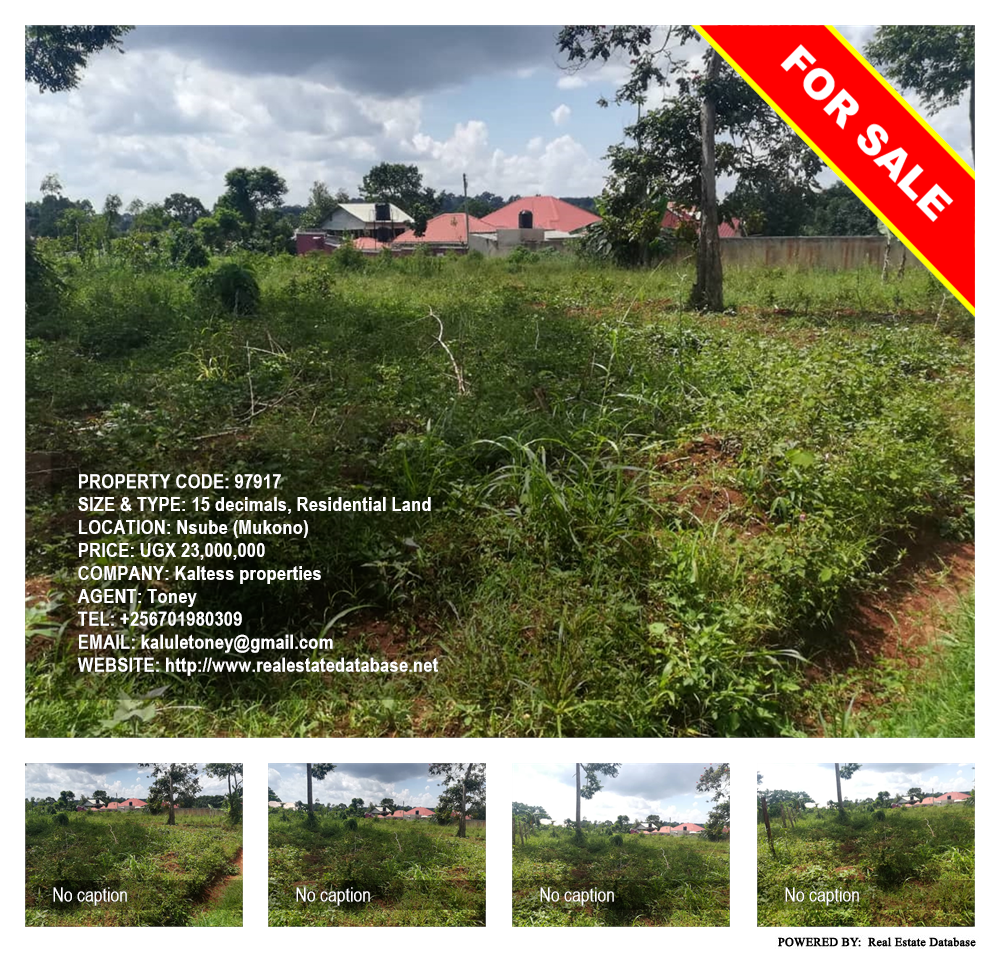 Residential Land  for sale in Nsuube Mukono Uganda, code: 97917