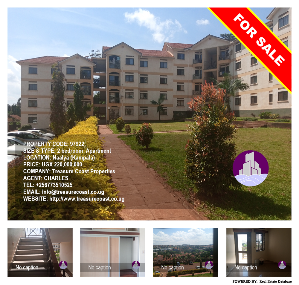 2 bedroom Apartment  for sale in Naalya Kampala Uganda, code: 97922