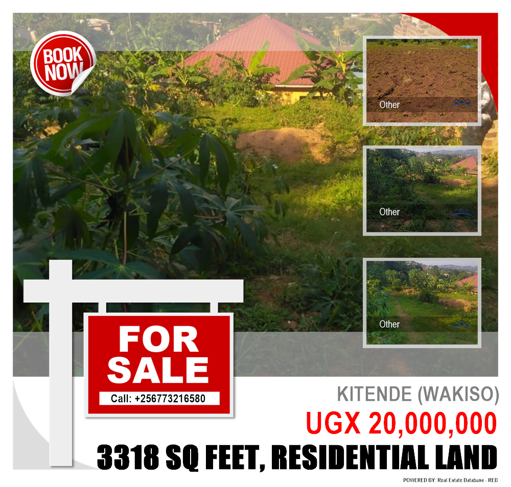 Residential Land  for sale in Kitende Wakiso Uganda, code: 98102