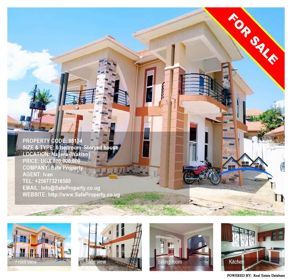 6 bedroom Storeyed house  for sale in Najjera Wakiso Uganda, code: 98134