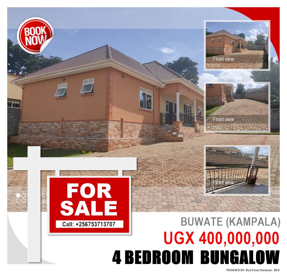 4 bedroom Bungalow  for sale in Buwaate Kampala Uganda, code: 98419