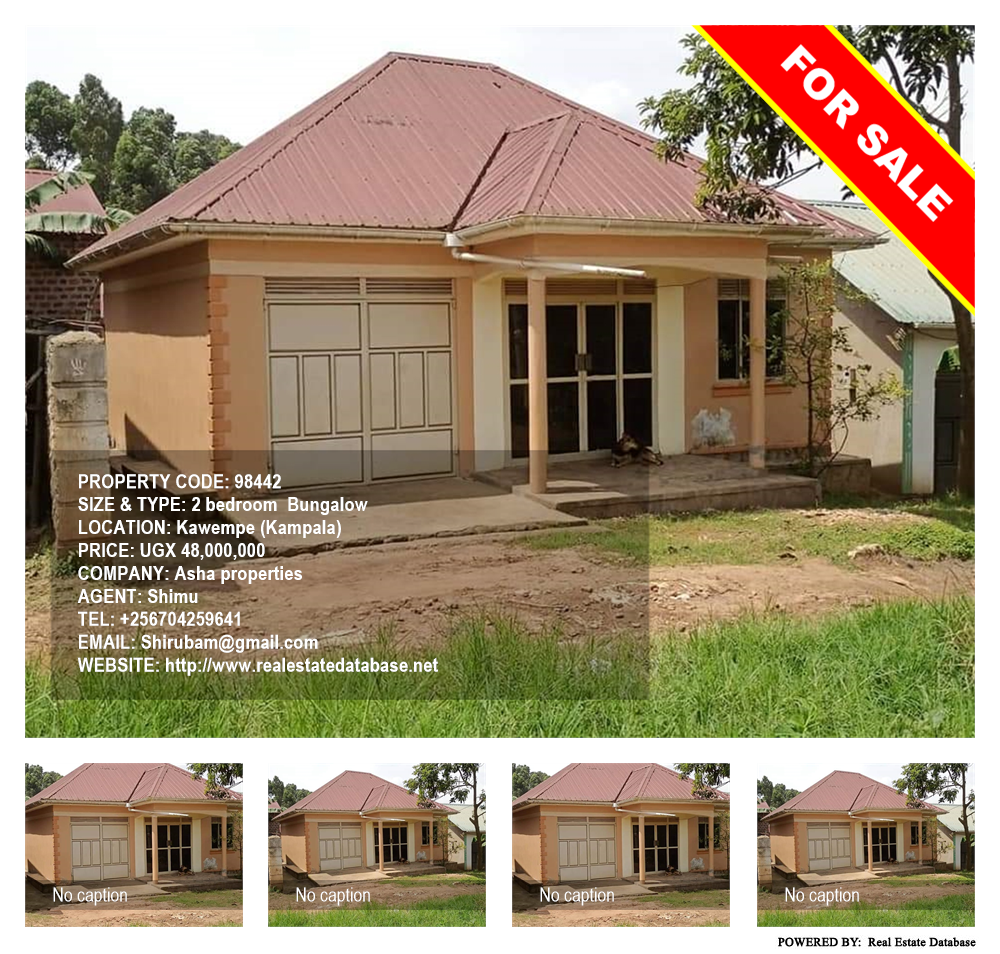 2 bedroom Bungalow  for sale in Kawempe Kampala Uganda, code: 98442