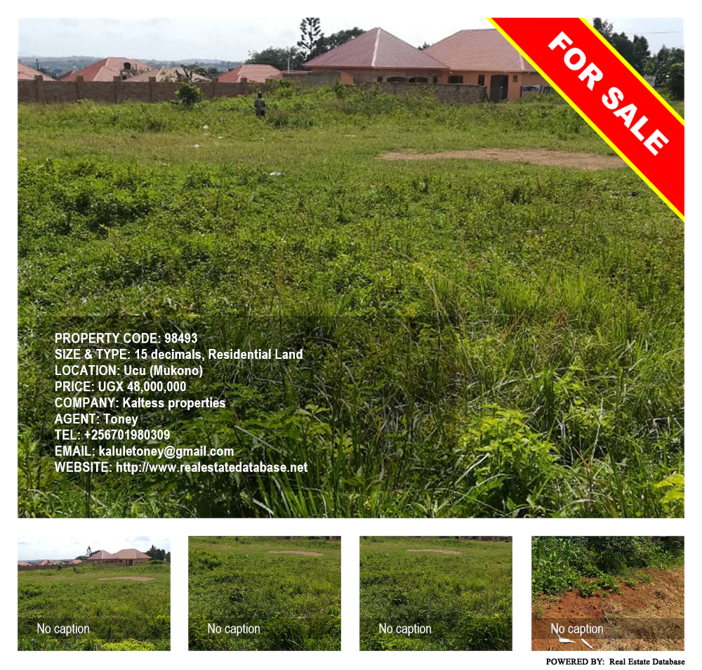 Residential Land  for sale in Ucu Mukono Uganda, code: 98493