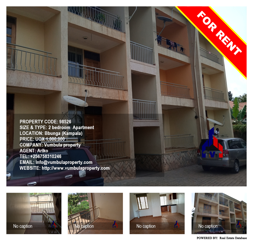 2 bedroom Apartment  for rent in Bbunga Kampala Uganda, code: 98526