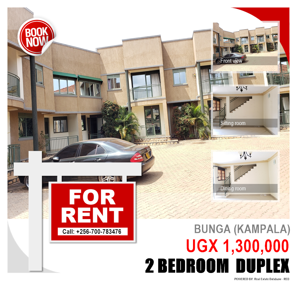 2 bedroom Duplex  for rent in Bbunga Kampala Uganda, code: 98589