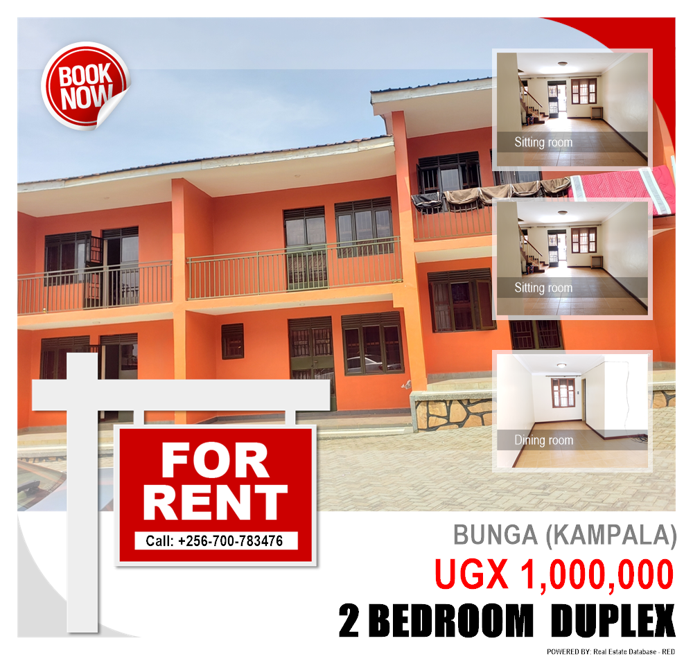 2 bedroom Duplex  for rent in Bbunga Kampala Uganda, code: 98638