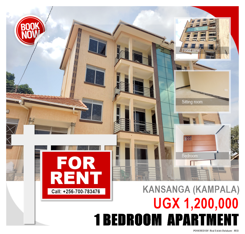 1 bedroom Apartment  for rent in Kansanga Kampala Uganda, code: 98641