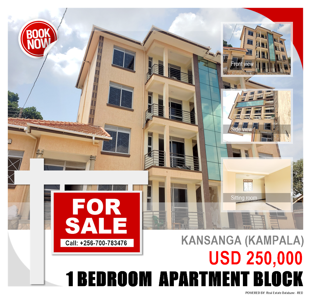 1 bedroom Apartment block  for sale in Kansanga Kampala Uganda, code: 98642