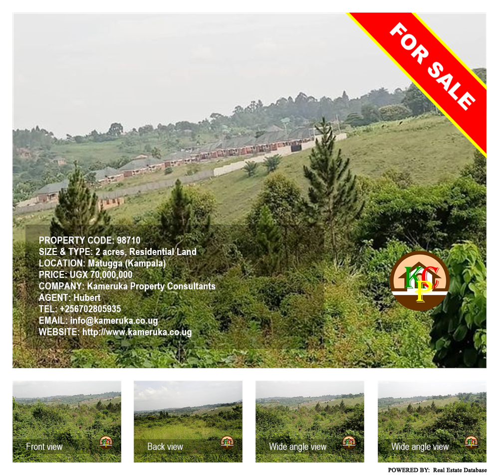 Residential Land  for sale in Matugga Kampala Uganda, code: 98710