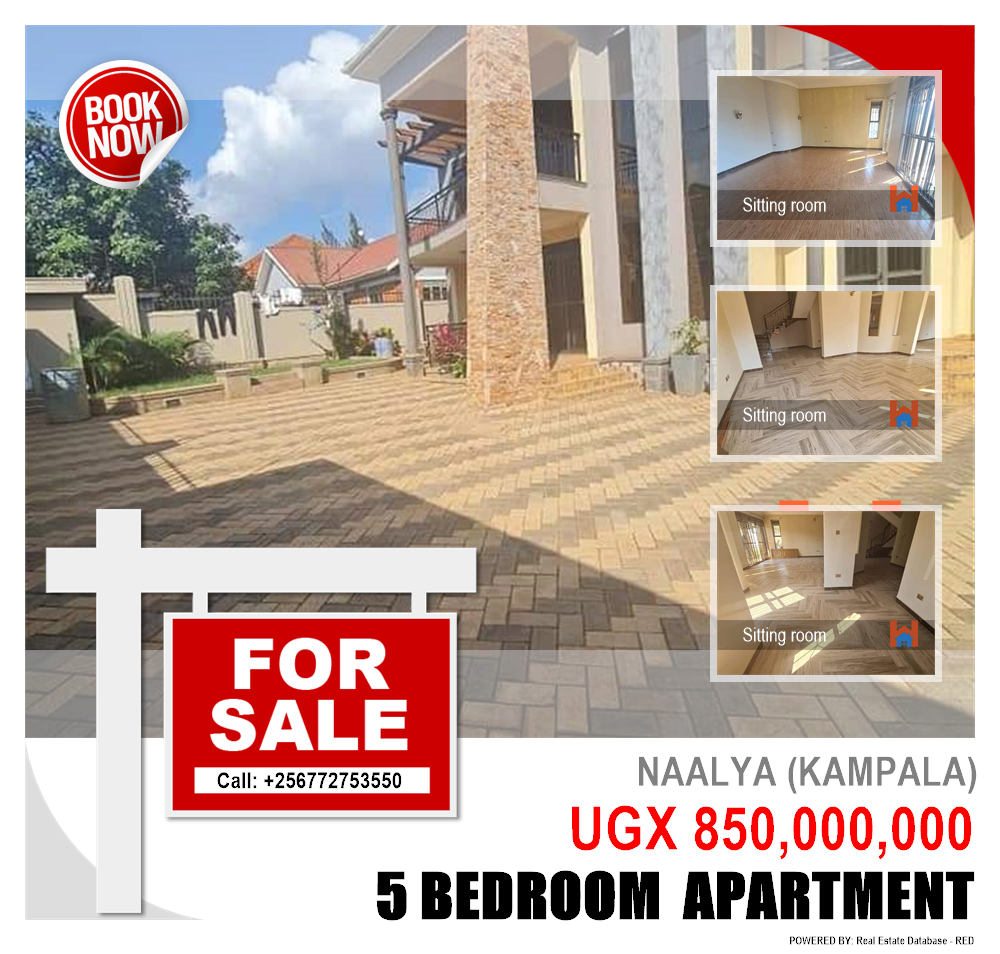 5 bedroom Apartment  for sale in Naalya Kampala Uganda, code: 98755