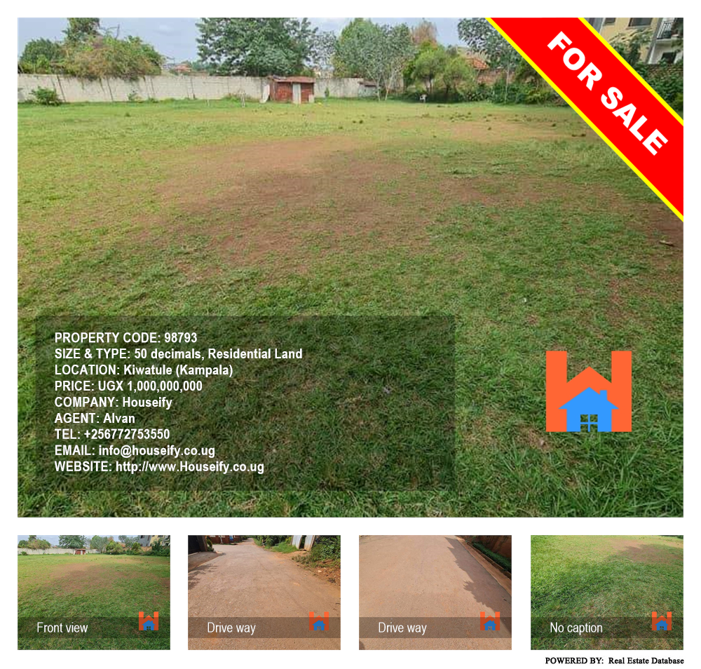 Residential Land  for sale in Kiwaatule Kampala Uganda, code: 98793
