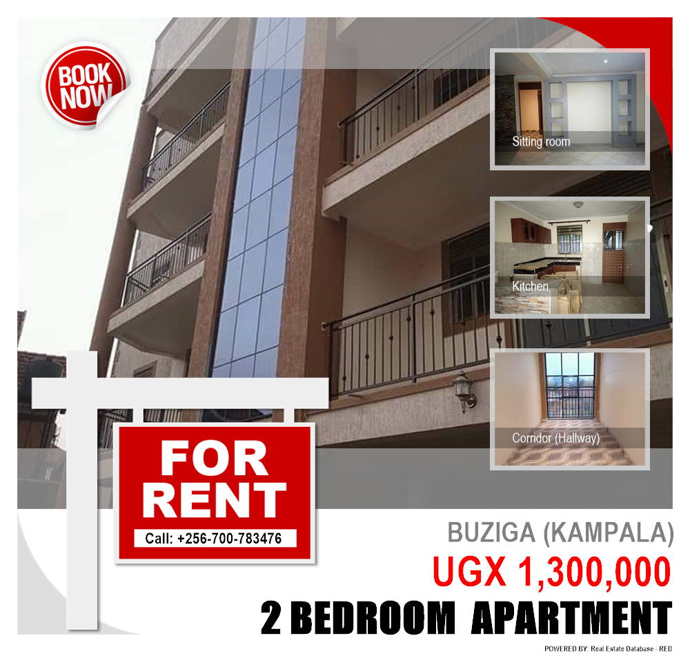 2 bedroom Apartment  for rent in Buziga Kampala Uganda, code: 98818