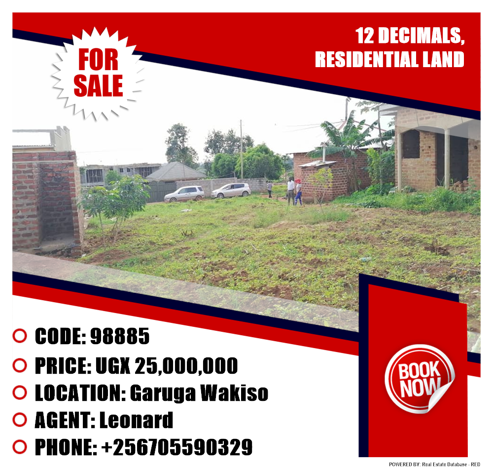 Residential Land  for sale in Garuga Wakiso Uganda, code: 98885