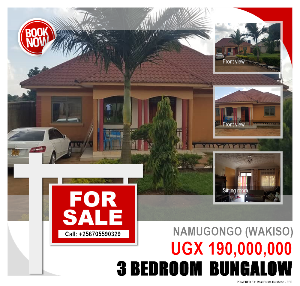 3 bedroom Bungalow  for sale in Namugongo Wakiso Uganda, code: 98899