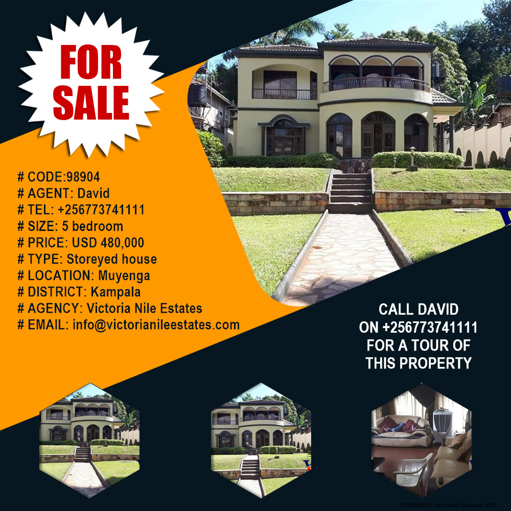 5 bedroom Storeyed house  for sale in Muyenga Kampala Uganda, code: 98904