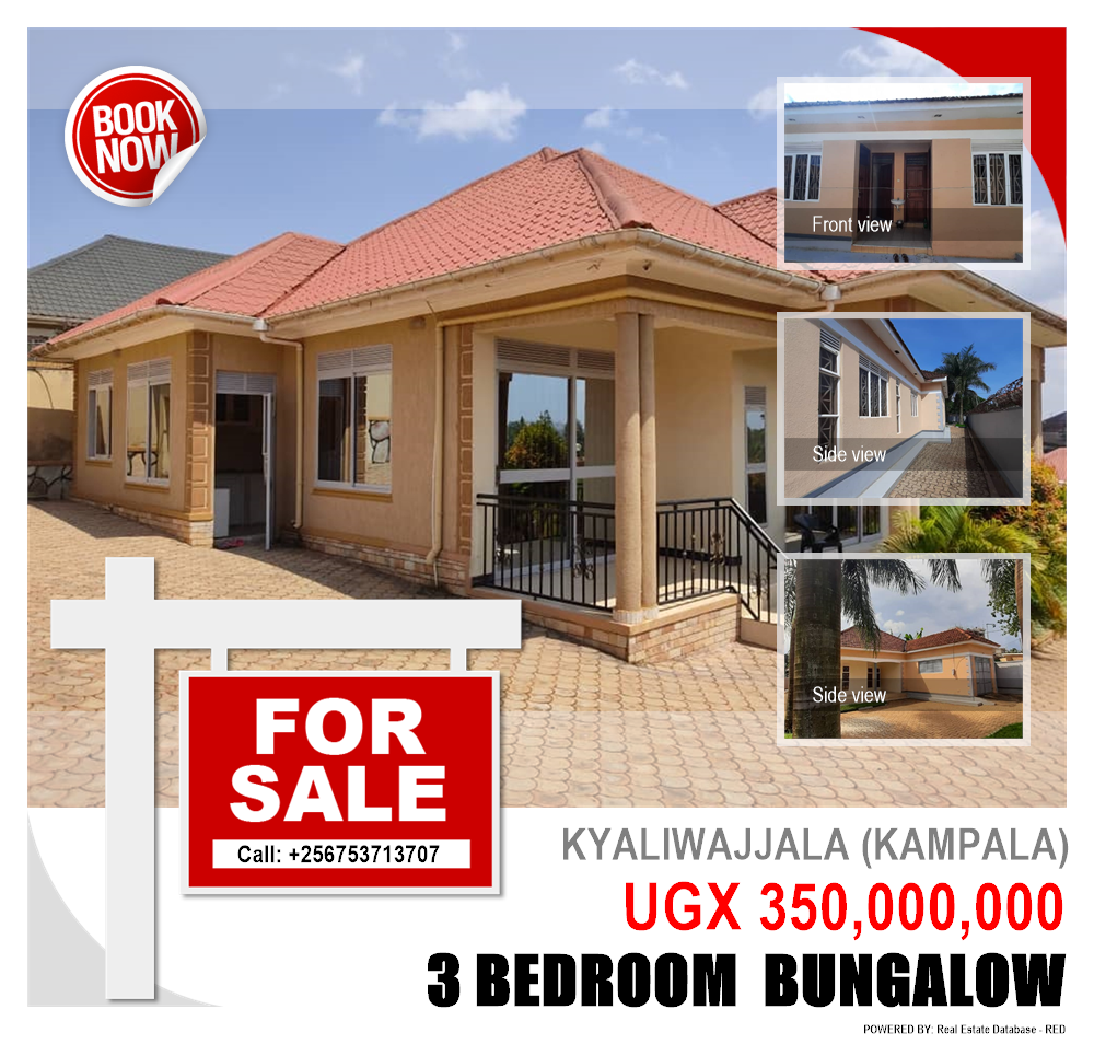 3 bedroom Bungalow  for sale in Kyaliwajjala Kampala Uganda, code: 98939