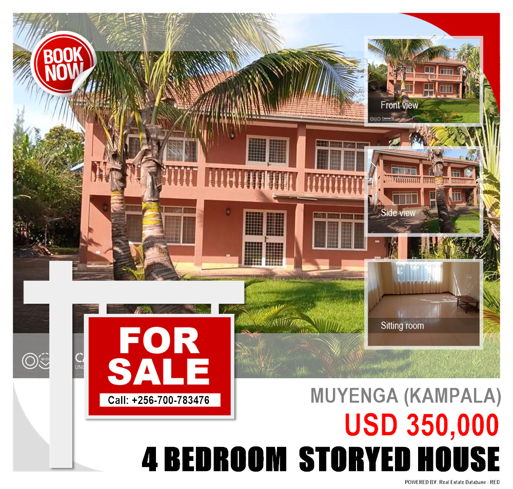 4 bedroom Storeyed house  for sale in Muyenga Kampala Uganda, code: 99008