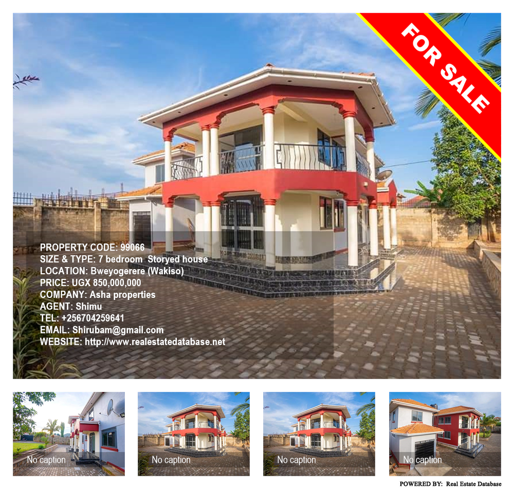 7 bedroom Storeyed house  for sale in Bweyogerere Wakiso Uganda, code: 99066