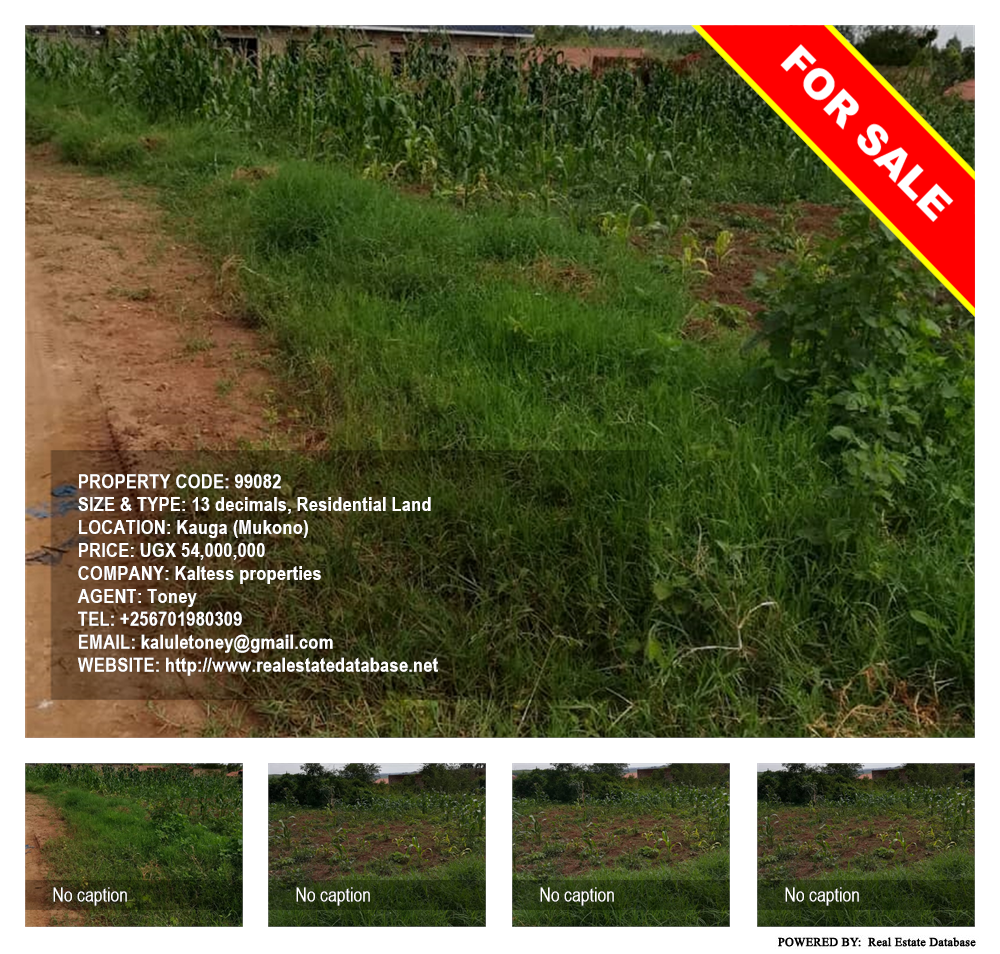 Residential Land  for sale in Kawuga Mukono Uganda, code: 99082