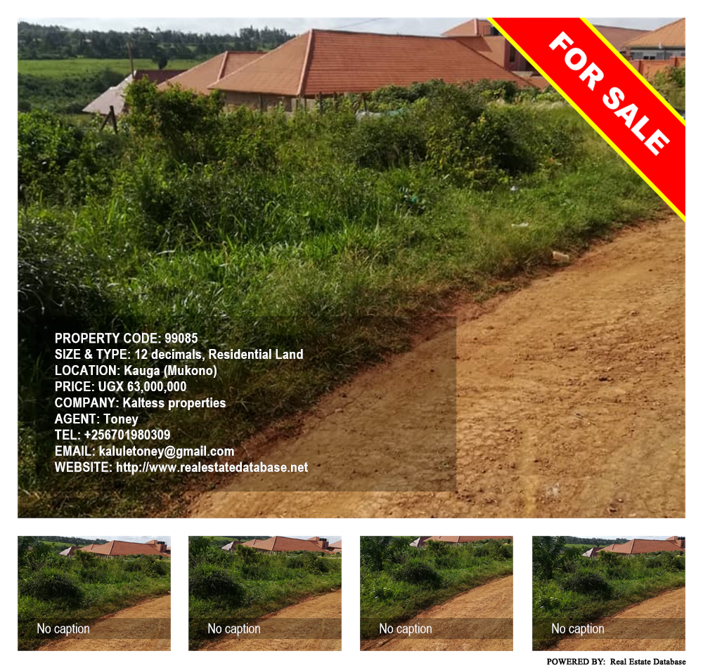 Residential Land  for sale in Kawuga Mukono Uganda, code: 99085