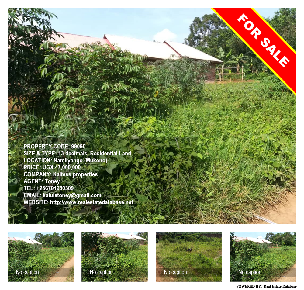 Residential Land  for sale in Namilyango Mukono Uganda, code: 99090