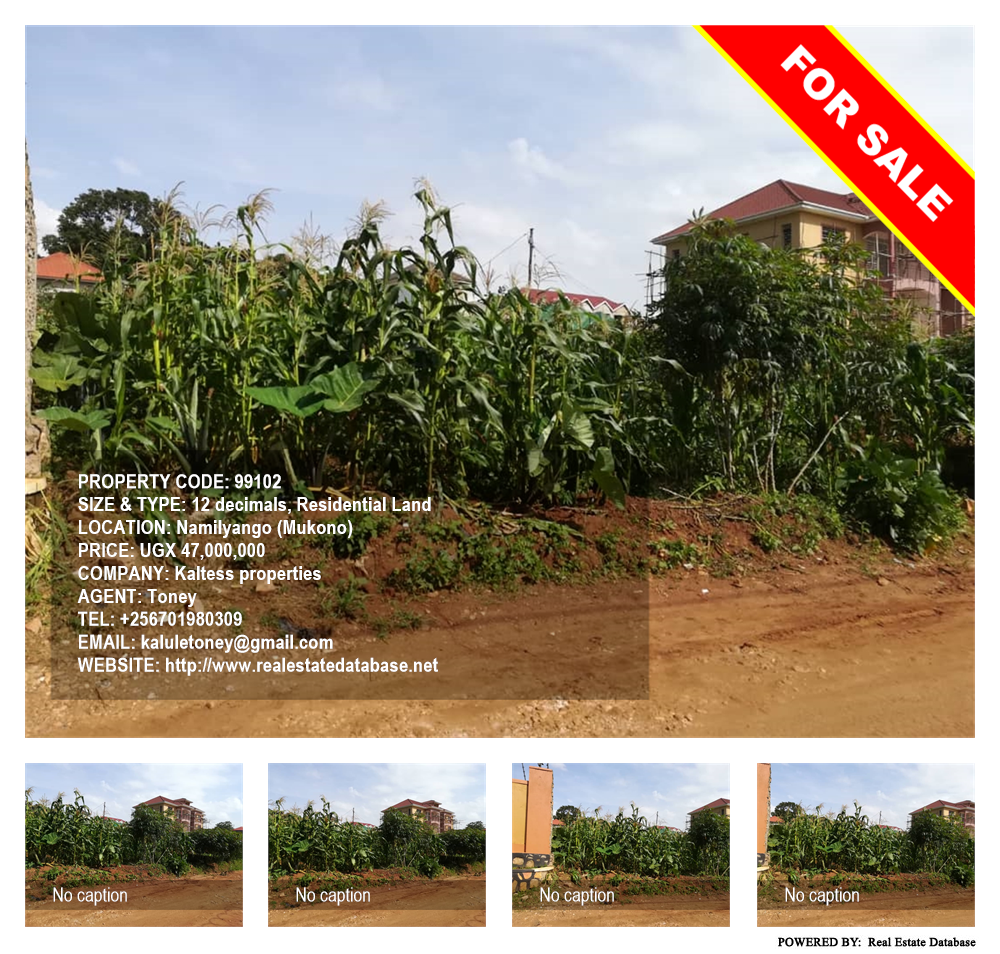 Residential Land  for sale in Namilyango Mukono Uganda, code: 99102