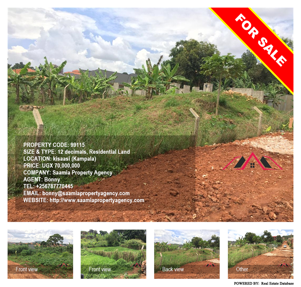 Residential Land  for sale in Kisaasi Kampala Uganda, code: 99115