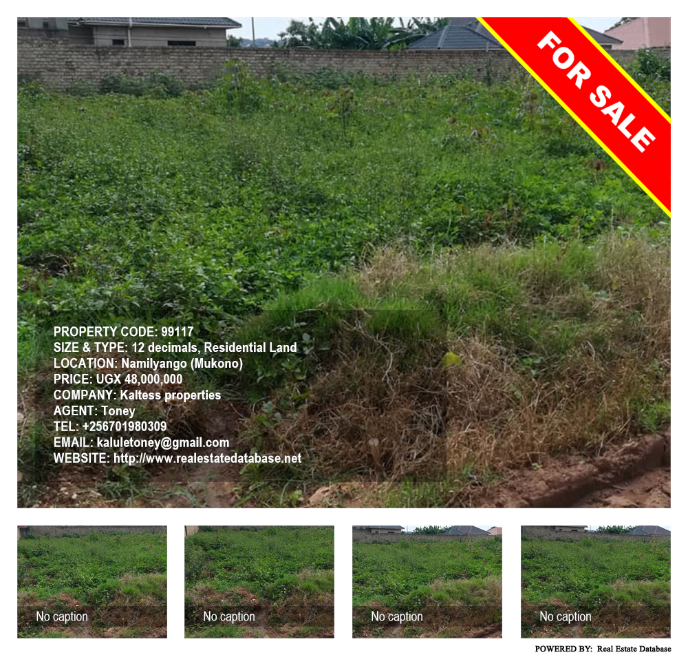 Residential Land  for sale in Namilyango Mukono Uganda, code: 99117