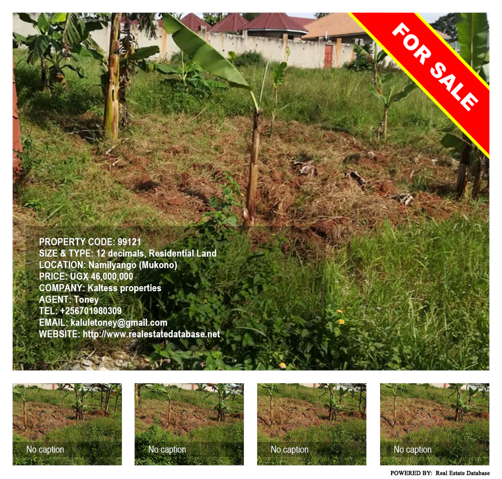 Residential Land  for sale in Namilyango Mukono Uganda, code: 99121