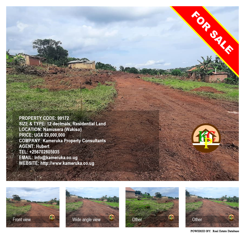 Residential Land  for sale in Namusela Wakiso Uganda, code: 99172