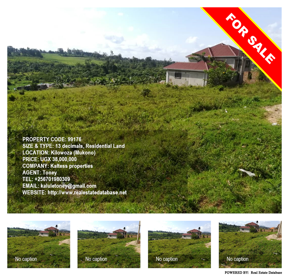 Residential Land  for sale in Kilowooza Mukono Uganda, code: 99176