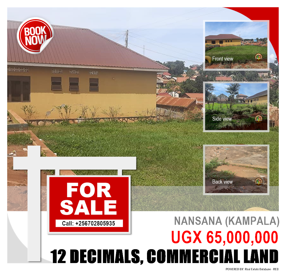 Commercial Land  for sale in Nansana Kampala Uganda, code: 99198