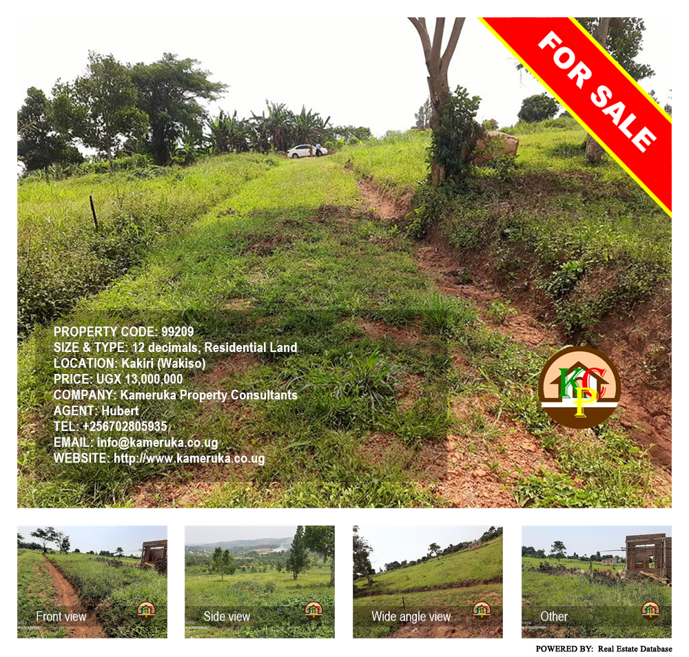 Residential Land  for sale in Kakiri Wakiso Uganda, code: 99209
