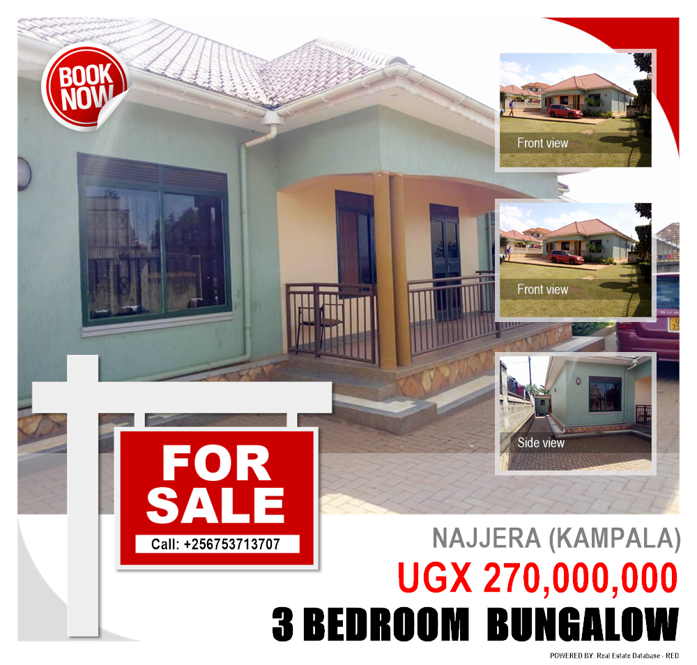 3 bedroom Bungalow  for sale in Najjera Kampala Uganda, code: 99221