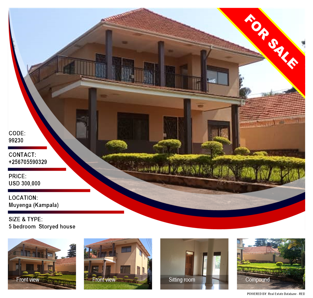 5 bedroom Storeyed house  for sale in Muyenga Kampala Uganda, code: 99230