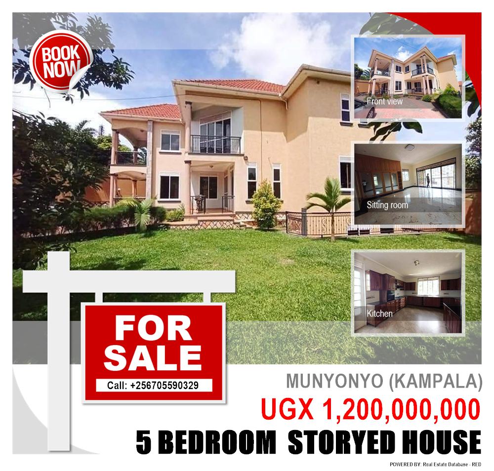 5 bedroom Storeyed house  for sale in Munyonyo Kampala Uganda, code: 99257