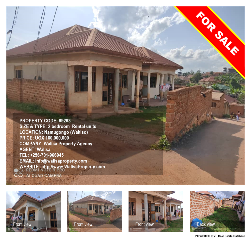 2 bedroom Rental units  for sale in Namugongo Wakiso Uganda, code: 99293