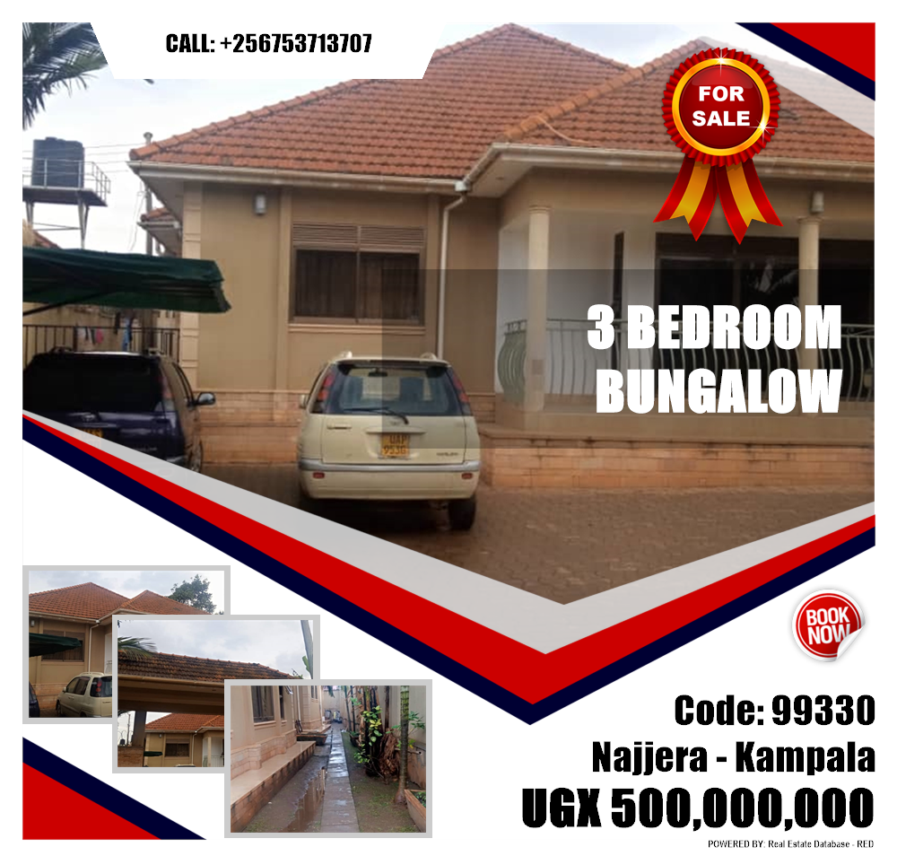 3 bedroom Bungalow  for sale in Najjera Kampala Uganda, code: 99330