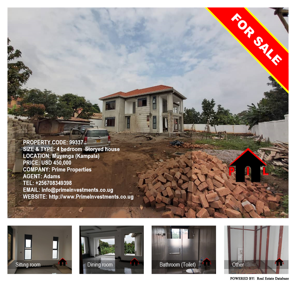 4 bedroom Storeyed house  for sale in Muyenga Kampala Uganda, code: 99337
