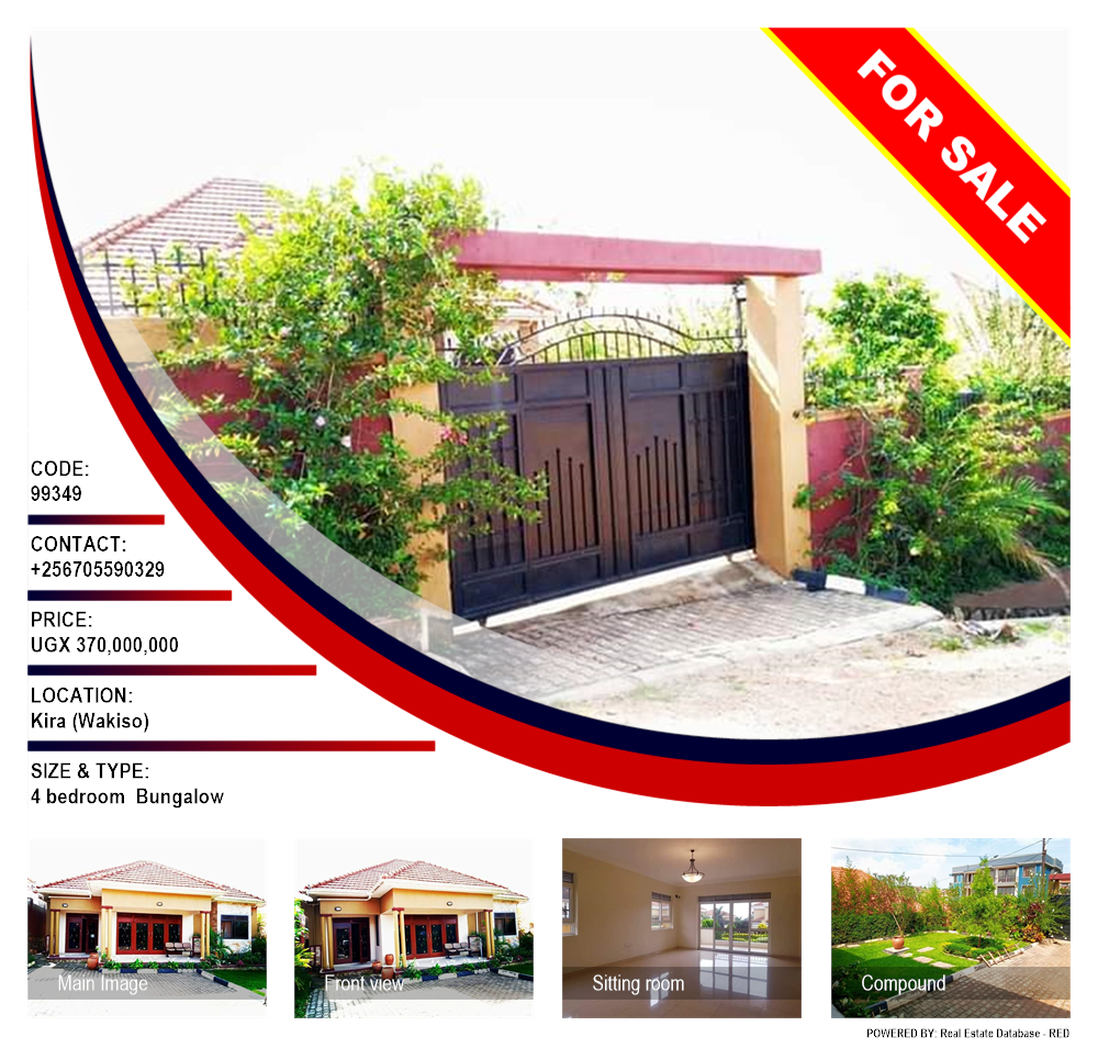 4 bedroom Bungalow  for sale in Kira Wakiso Uganda, code: 99349