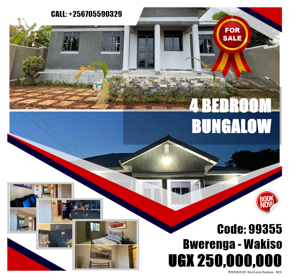 4 bedroom Bungalow  for sale in Bwelenga Wakiso Uganda, code: 99355