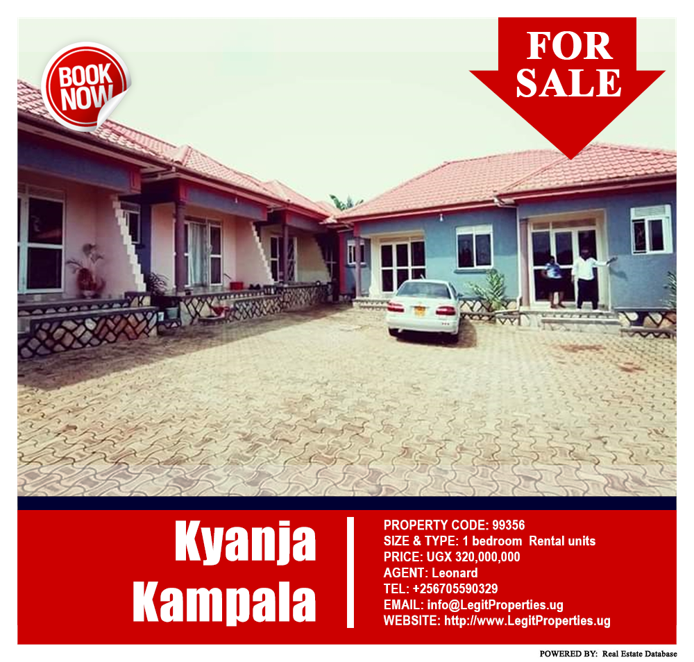 1 bedroom Rental units  for sale in Kyanja Kampala Uganda, code: 99356