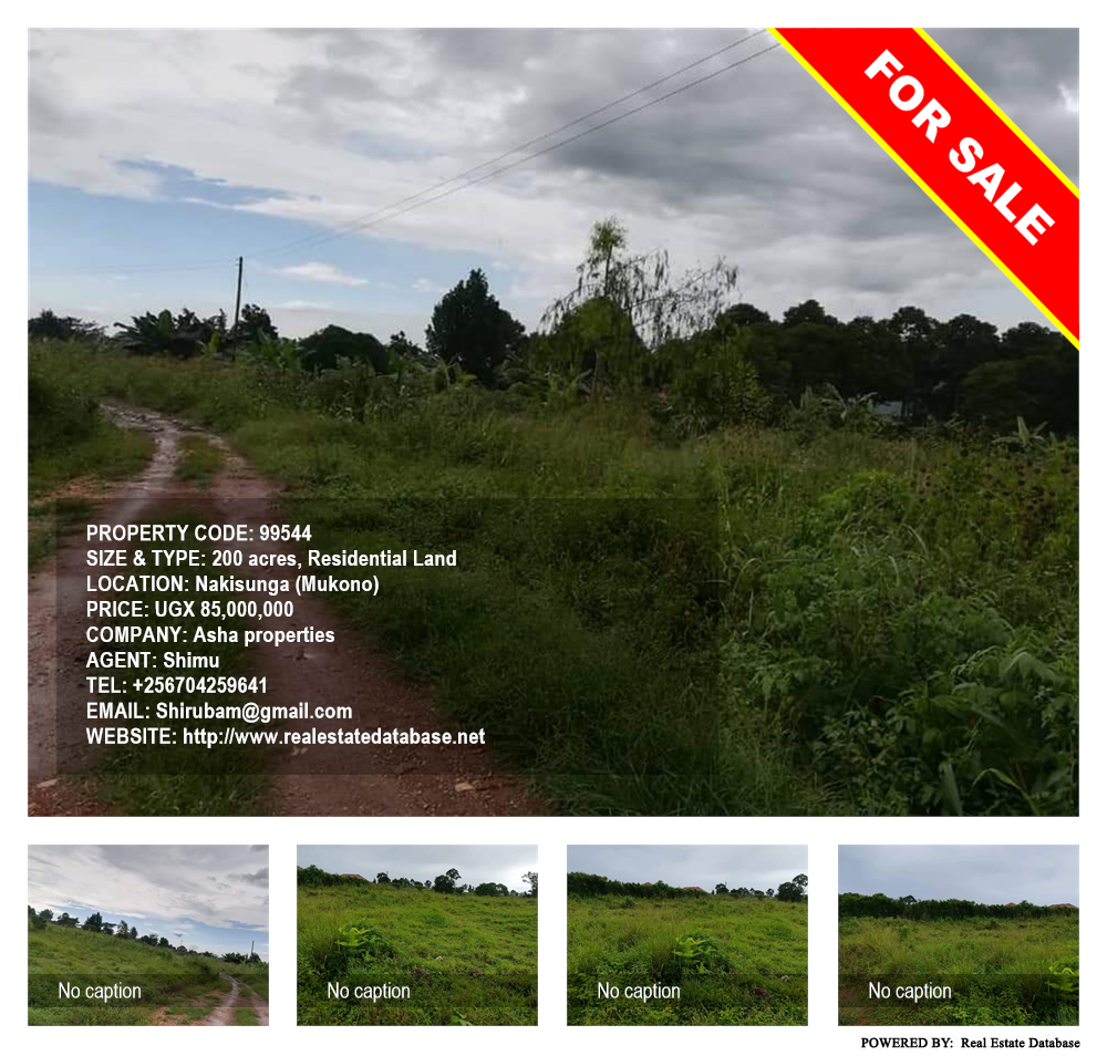 Residential Land  for sale in Nakisunga Mukono Uganda, code: 99544